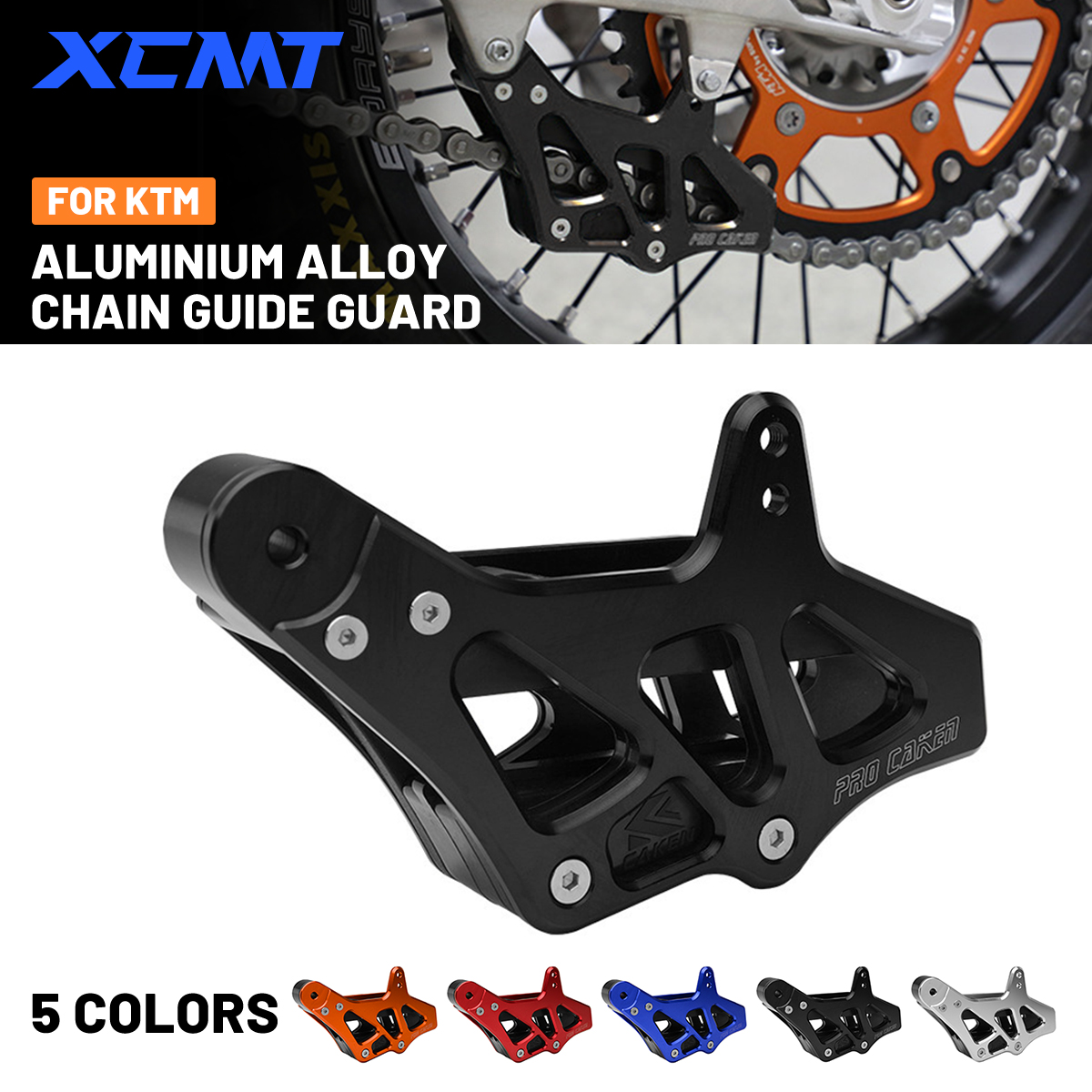 Chain Guide Iscg - ฝาครอบโซ่ CNC สำหรับรถมอเตอร์ครอส KTM EXC EXC-F