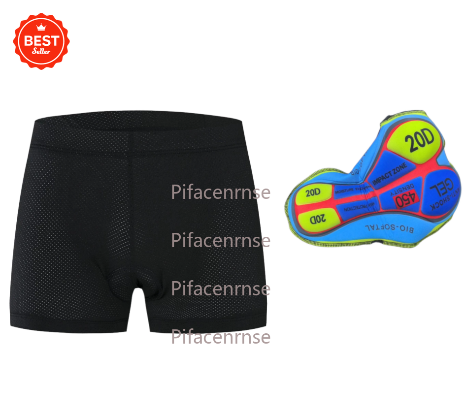 Mountain Biking Underwear - กางเกงในปั่นจักรยานสำหรับทีมมืออาชีพ กางเกงขาสั้นปั่นจักรยานเสือภูเขา MTB กางเกงในกีฬาสำหรับขี่จักรยาน กางเกงรัดรูปแบบมีแผ่นรอง 19D