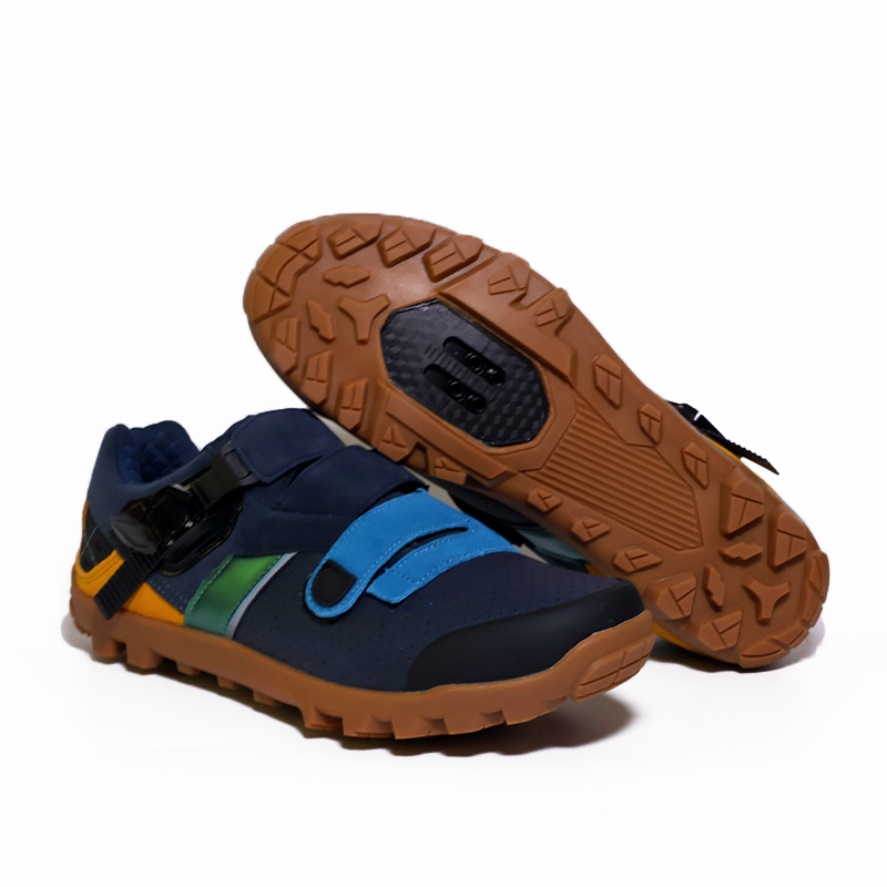 Xc Mountain Biking Shoes - รองเท้าจักรยานเสือภูเขา XC/Trail สำหรับผู้ชาย กันลื่น เหมาะสำหรับปีนเขา ขี่จักรยานบนถนนลูกรัง
