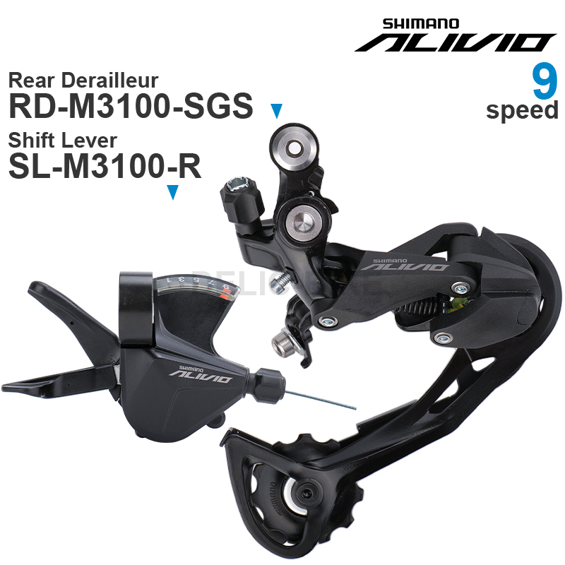 Rear Derailleur Shadow - ชุดเกียร์ SHIMANO ALIVIO M3100 รุ่น SL-M3100-R