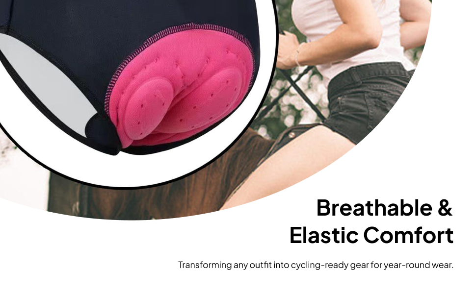 Mountain Biking Underwear - กางเกงในปั่นจักรยานสำหรับผู้หญิงแบบมีแผ่นรอง แห้งเร็ว เหมาะสำหรับปั่นจักรยานเสือภูเขาและปั่นจักรยานบนถนน
