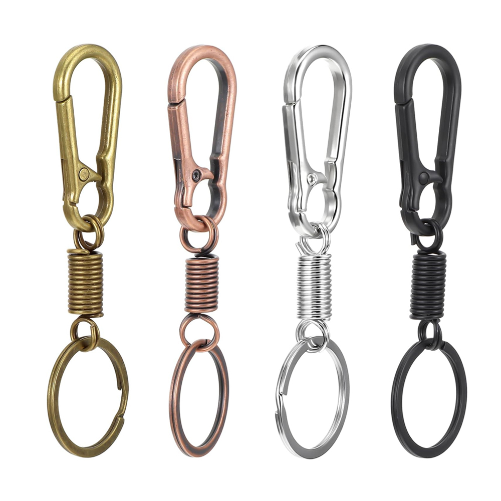 Chain Quick Link - Simple Carabiner คลิปพวงกุญแจสแตนเลสฤดูใบไม้ผลิพวงกุญแจ O แหวน Snap