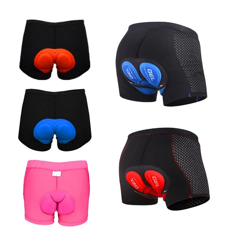 Mountain Biking Underwear - ชุดชั้นในการขี่จักรยานกางเกงปั่นจักรยานเสือภูเขาซิลิโคนหนากางเกงขาสั้นแห้งเร็วระบายอากาศชุดชั้นในการขี่จักรยานสําหรับผู้ชายและผู้หญิง