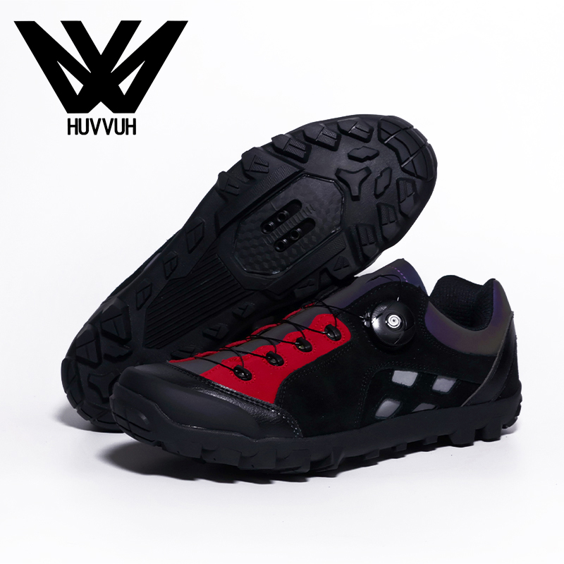 Xc Mountain Biking Shoes - รองเท้าปั่นจักรยานเสือภูเขา MTB-199 XC/Trail/MTB (รองเท้าผู้ชาย) - รองเท้าผ้าใบสำหรับปั่นจักรยานบนถนนกรวดสำหรับผู้ชาย,