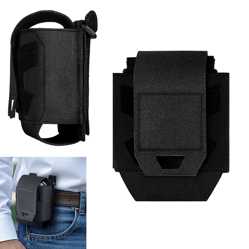 Chain Quick Link - กระเป๋าใส่กุญแจมือไนลอนแบบปรับได้ พร้อมระบบ Molle สำหรับการเข้าถึงอย่างรวดเร็ว ใช้ได้กับกุญแจมือแบบโซ่และกุญแจมือแบบแข็ง สำหรับคาดเข็มขัด