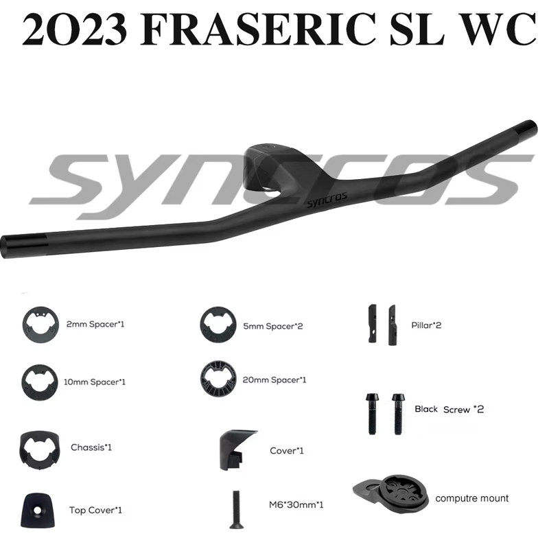 Mountain Biking Overalls - Syncros Fraser IC SL WCคาร์บอนไฟเบอร์Suspension HandlebarสําหรับจักรยานเสือภูเขาUnbrandedกว้าง