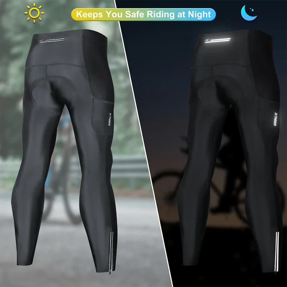 X-TIGER ผู้ชายกางเกงจักรยาน 5D - Mountain Biking Overalls บทวิจารณ์และราคา