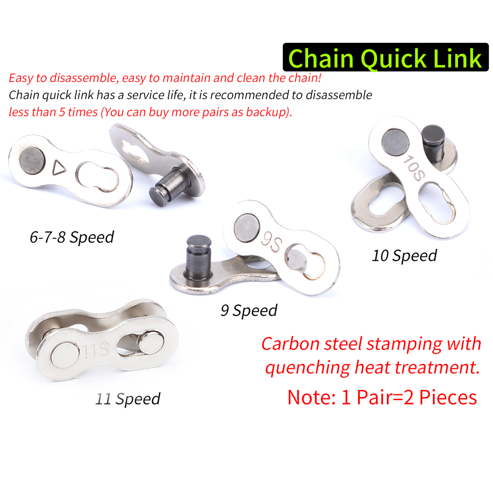5คู่จักรยาน Quick Link Mountai - Chain Quick Link บทวิจารณ์และราคา