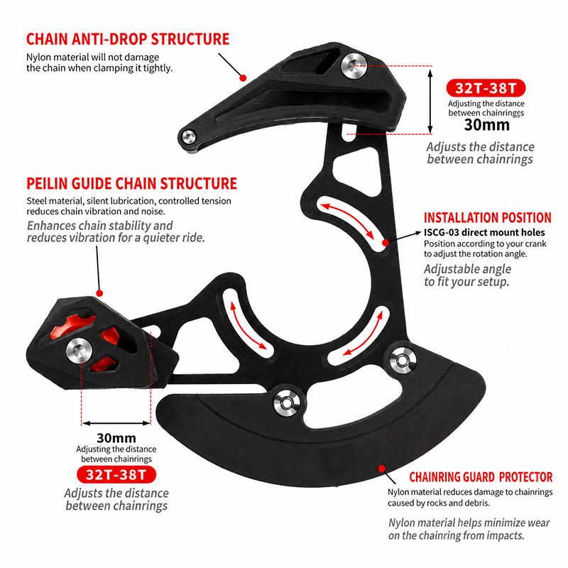 ตัวนำโซ่จักรยาน MTB ISCG 03/05 - Chain Guide Iscg บทวิจารณ์และราคา