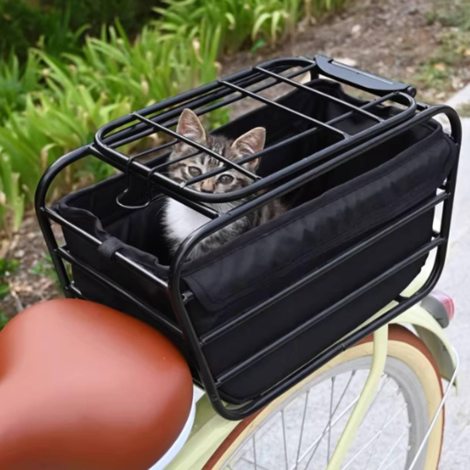 ตะกร้าจักรยานพร้อมสายรัดสุนัข  - Mountain Biking With Dog บทวิจารณ์และราคา