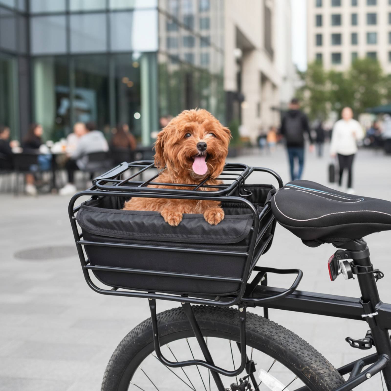 ตะกร้าจักรยานพร้อมสายรัดสุนัข  - Mountain Biking With Dog บทวิจารณ์และราคา