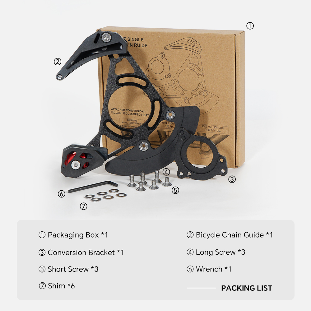ตัวนำโซ่จักรยานเสือภูเขา TOSEE - Chain Guide Iscg บทวิจารณ์และราคา