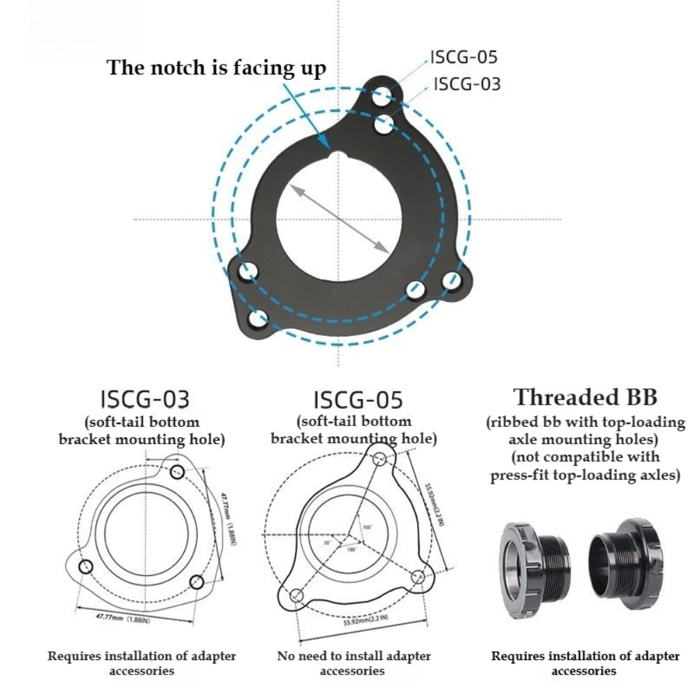 ตัวนำโซ่จักรยาน AXI ISCG 03/05 - Chain Guide Iscg บทวิจารณ์และราคา