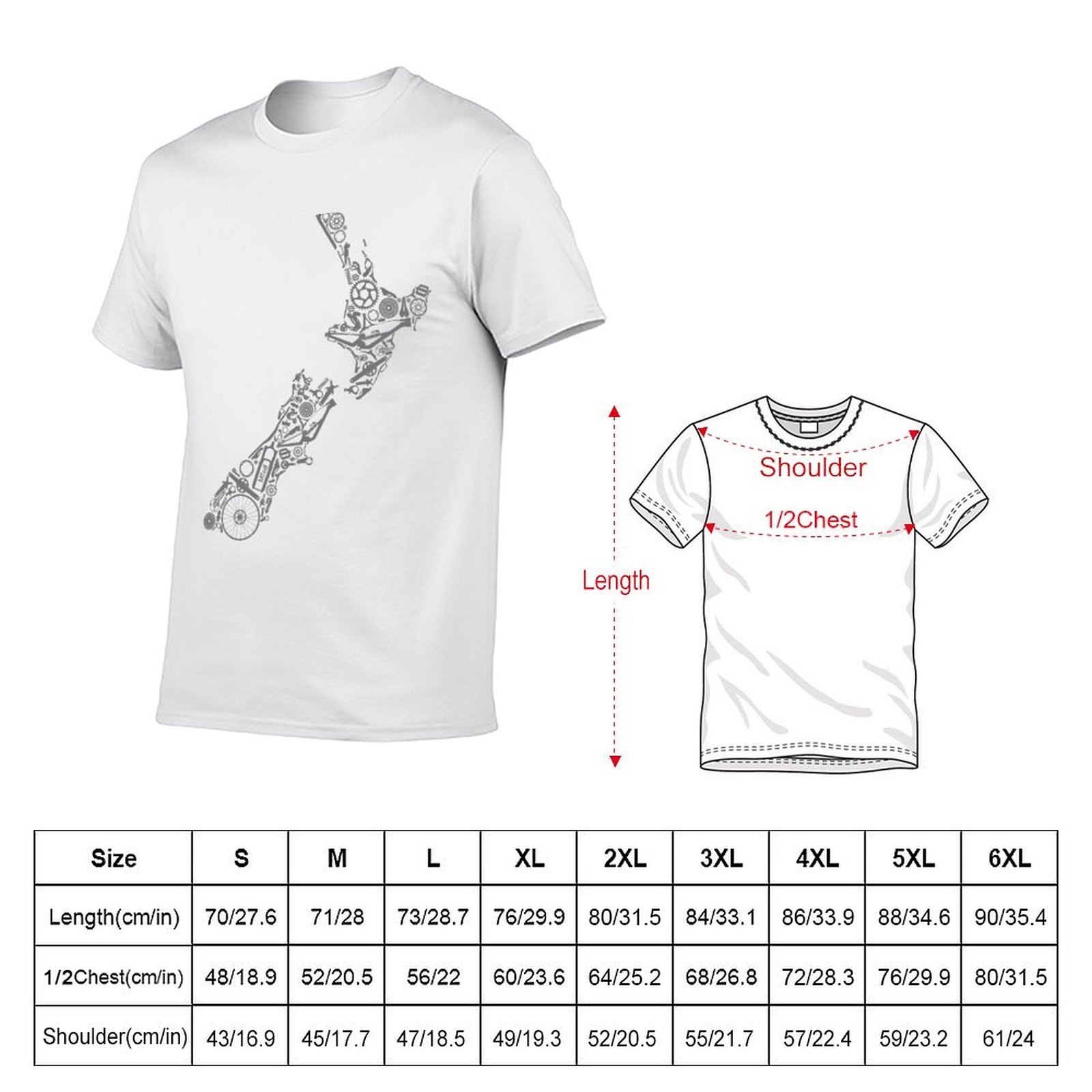 นิวซีแลนด์ - เสื้อยืดลายภูเขาส - Mountain Biking New Zealand บทวิจารณ์และราคา