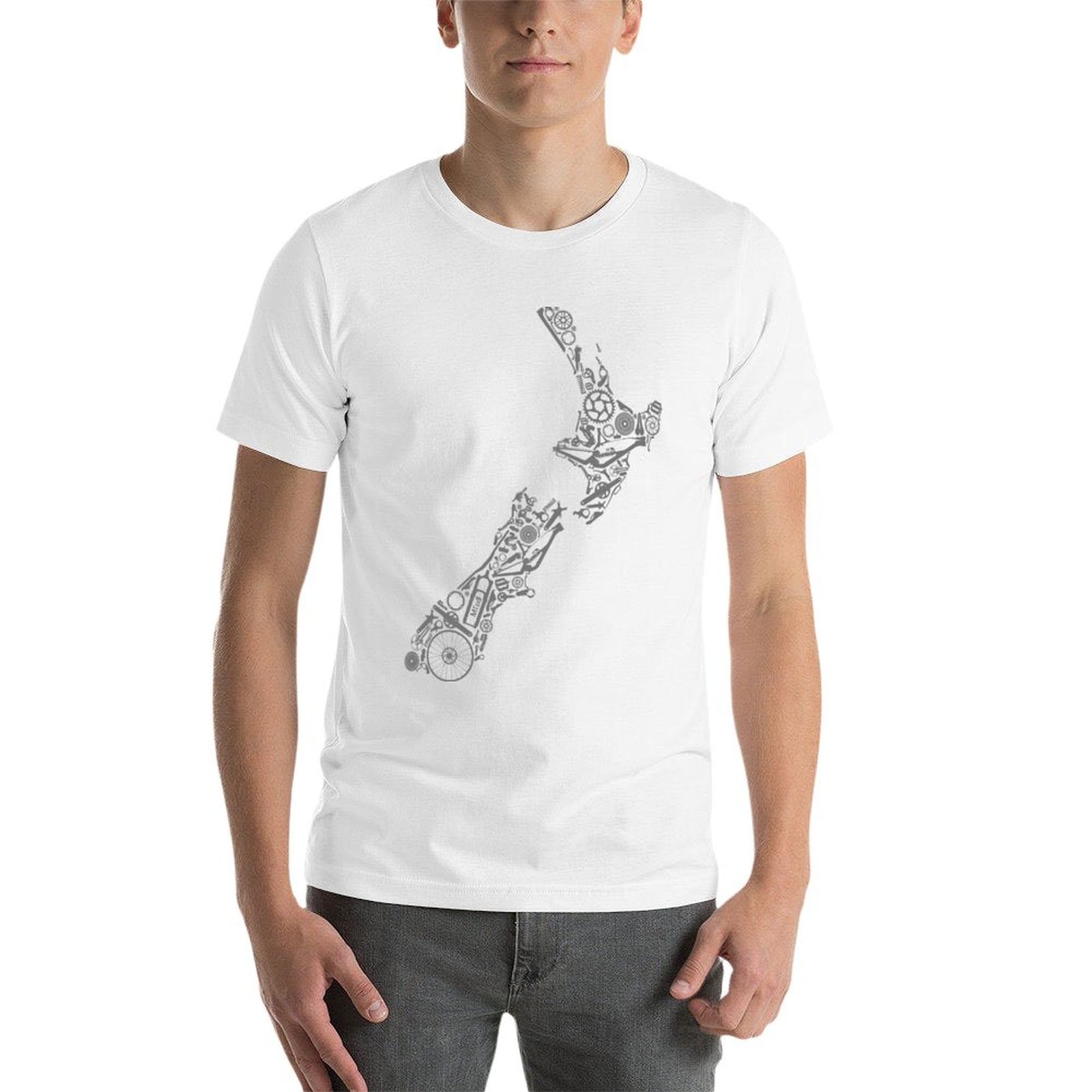 นิวซีแลนด์ - เสื้อยืดลายภูเขาส - Mountain Biking New Zealand บทวิจารณ์และราคา